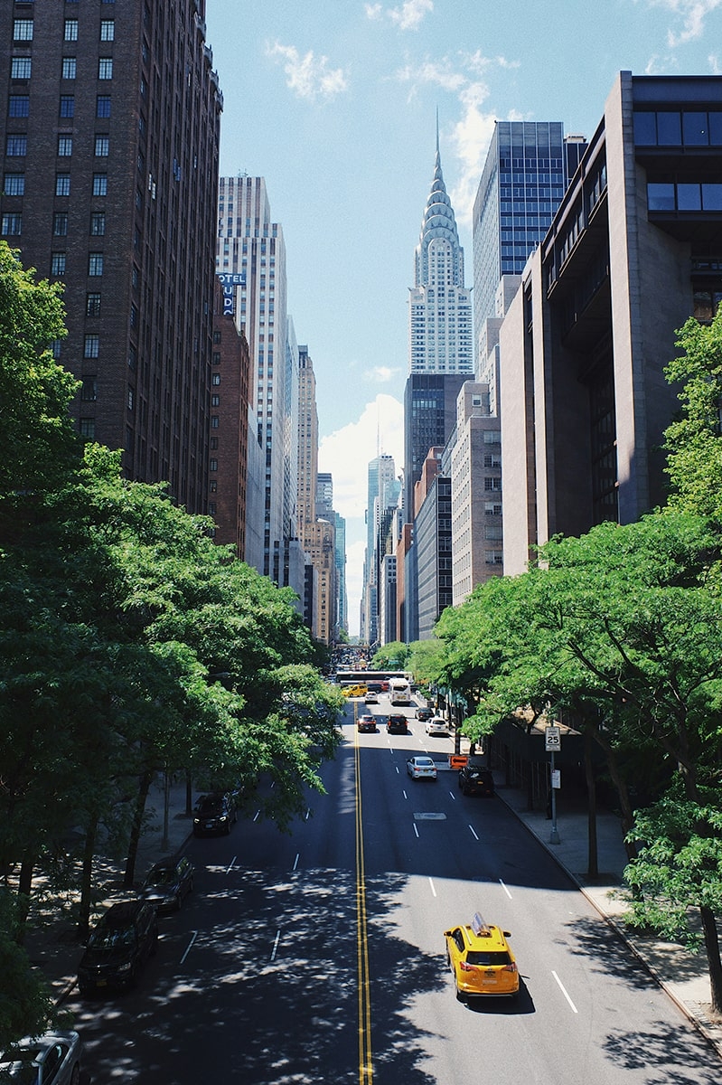 Straßenzug in New York